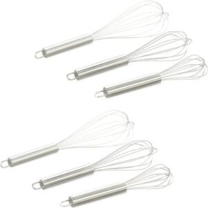 RELAXDAYS Stainless Steel Kitchen Whisks Set - Sizes 8, 10, 12 inches RELAXDAYS Stainless Steel Kitchen Whisks Set - Sizes 8, 10, 12 inches