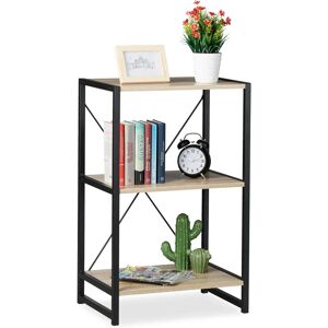 Relaxdays Small Industrial Style Wooden Shelf - Shelving Unit Relaxdays Small Industrial Style Wooden Shelf - Shelving Unit
