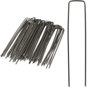 RELAXDAYS - Steel Ground Stakes - 200 pcs - Garden & Outdoor Use RELAXDAYS - Steel Ground Stakes - 200 pcs - Garden & Outdoor Use