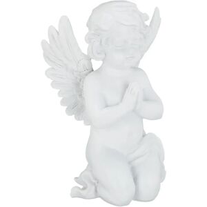 Estatua de Ángel Blanco para Jardín - Decoración, 36cm Estatua de Ángel Blanco para Jardín - Decoración, 36cm