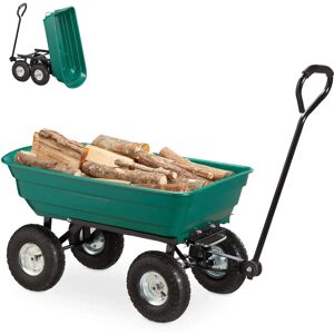 Relaxdays Garden Cart with Tipper, up to 200kg - Garden Cart Relaxdays Garden Cart with Tipper, up to 200kg - Garden Cart