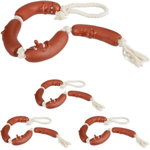 RELAXDAYS - Sausage Dog Toy Set - Silent, Durable for Small & Medium Dogs RELAXDAYS - Sausage Dog Toy Set - Silent, Durable for Small & Medium Dogs