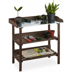 Relaxdays Soporte para Plantas - 10026324 - Jardín, Balcón y Terraza - Madera - 3 Estantes Relaxdays Soporte para Plantas - 10026324 - Jardín, Balcón y Terraza - Madera - 3 Estantes