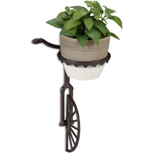 Relaxdays Wall Planter with Bicycle Shape in Cast Iron - Outdoor Decor Relaxdays Wall Planter with Bicycle Shape in Cast Iron - Outdoor Decor