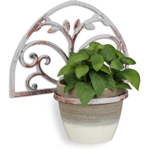 Relaxdays Wandplantensupport - Vintage Stijl - 14,5cm Relaxdays Wandplantensupport - Vintage Stijl - 14,5cm
