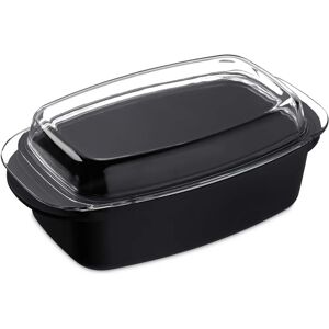 Relaxdays Roasting Pan - Non-stick, 39cm, Black Relaxdays Roasting Pan - Non-stick, 39cm, Black