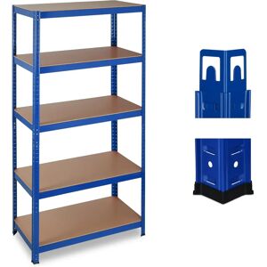 Relaxdays Steel Shelving - 5 Shelves, 875kg Cap, 180x90x45cm Relaxdays Steel Shelving - 5 Shelves, 875kg Cap, 180x90x45cm