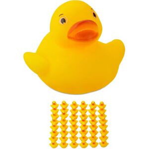 Relaxdays Rubber Duck Set - Bath Toy for Kids and Adults Relaxdays Rubber Duck Set - Bath Toy for Kids and Adults