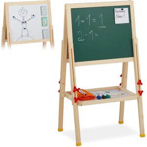 RELAXDAYS Children's Magnetic Whiteboard - Adjustable & Wooden RELAXDAYS Children's Magnetic Whiteboard - Adjustable & Wooden