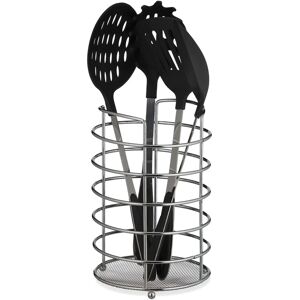 Relaxdays Kitchen Utensil Holder - Stainless Steel, Silver Relaxdays Kitchen Utensil Holder - Stainless Steel, Silver