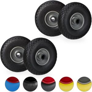 RELAXDAYS Wheel Set - 4 puncture-proof wheels - 25mm axle - 260x85mm RELAXDAYS Wheel Set - 4 puncture-proof wheels - 25mm axle - 260x85mm