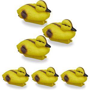 Relaxdays Set of 6 Floating Duck Figures - Garden Decor Relaxdays Set of 6 Floating Duck Figures - Garden Decor