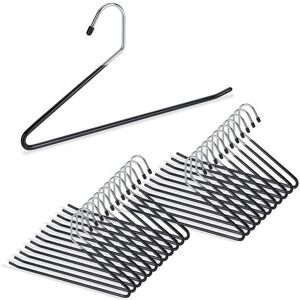 Relaxdays - Set 24 Clothes Hangers for Pants - Space Saving, Non-Slip, 35 cm Relaxdays - Set 24 Clothes Hangers for Pants - Space Saving, Non-Slip, 35 cm