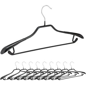 Relaxdays Black Suit Clothes Hangers Set of 30 Relaxdays Black Suit Clothes Hangers Set of 30