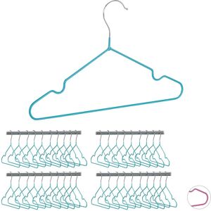Relaxdays Baby Hangers Set - Space-saving, Non-slip, Turquoise Relaxdays Baby Hangers Set - Space-saving, Non-slip, Turquoise