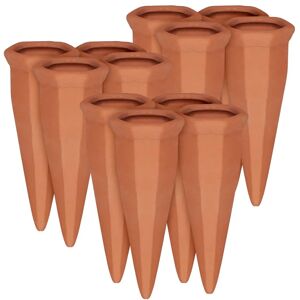 Relaxdays 12 Clay Water Dispensers - Automatic Plant Watering System - Indoor/Outdoor Relaxdays 12 Clay Water Dispensers - Automatic Plant Watering System - Indoor/Outdoor