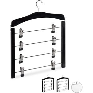 Relaxdays Set of 6 Space-Saving Multi Hangers - Black Relaxdays Set of 6 Space-Saving Multi Hangers - Black