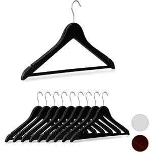Relaxdays Wooden Coat Hangers Non-Slip Hanger Set Sturdy 70 Pieces Wooden Clothes Hangers Relaxdays Wooden Coat Hangers Non-Slip Hanger Set Sturdy 70 Pieces Wooden Clothes Hangers
