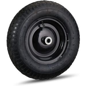 Roue en acier Relaxdays pour chariot de jardin - 4.80 4.00-8, 120kg - Publicité Roue en acier Relaxdays pour chariot de jardin - 4.80 4.00-8, 120kg - Publicité