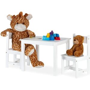 Relaxdays Children's Furniture Set - White - Modern Kids Room Relaxdays Children's Furniture Set - White - Modern Kids Room