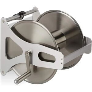 Relaxdays Wall-Mounted Garden Hose Reel - Durable Stainless Steel Relaxdays Wall-Mounted Garden Hose Reel - Durable Stainless Steel