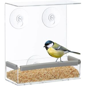 Relaxdays Bird feeder for window Relaxdays Bird feeder for window