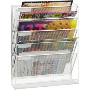 Relaxdays 10032568 Magazine Rack - Durable, Space-Saving Organizer Relaxdays 10032568 Magazine Rack - Durable, Space-Saving Organizer