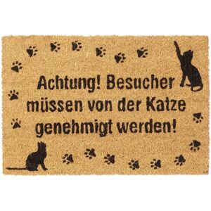 RELAXDAYS Coconut Fiber Door Mat - Natural, 40x60 cm - Indoor/Outdoor RELAXDAYS Coconut Fiber Door Mat - Natural, 40x60 cm - Indoor/Outdoor