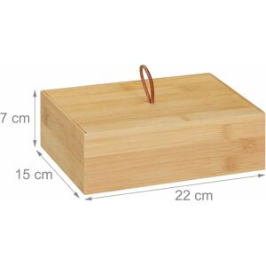 Relaxdays White Corduroy Cushion Cover 45x45cm - Storage Box Relaxdays White Corduroy Cushion Cover 45x45cm - Storage Box