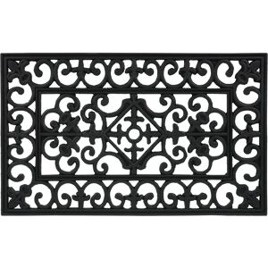RELAXDAYS Door Mat - 75x45cm, Non-slip, Outdoor & Indoor, Black RELAXDAYS Door Mat - 75x45cm, Non-slip, Outdoor & Indoor, Black