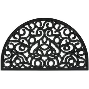 RELAXDAYS Rubber Semi-Circular Door Mat - 45x75 cm RELAXDAYS Rubber Semi-Circular Door Mat - 45x75 cm
