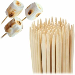 Relaxdays Bamboespiesen Set 300 - Grill & Eten Relaxdays Bamboespiesen Set 300 - Grill & Eten