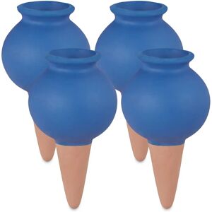 Relaxdays Plant Irrigation Set - 4 Clay Cones for Automatic Watering Relaxdays Plant Irrigation Set - 4 Clay Cones for Automatic Watering