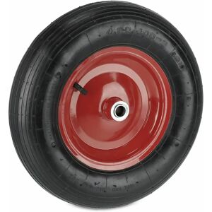 Roues de Chariot de Jardin Relaxdays - 4.80 4.00-8 Pneumatiques avec Cerclage en Acier - Noir & Rouge - Publicité Roues de Chariot de Jardin Relaxdays - 4.80 4.00-8 Pneumatiques avec Cerclage en Acier - Noir & Rouge - Publicité