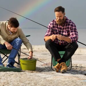 Relaxdays Camping Chair - Support up to 120kg - Portable & Foldable Relaxdays Camping Chair - Support up to 120kg - Portable & Foldable