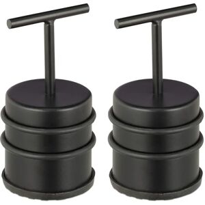 RELAXDAYS - Stainless Steel Door Stopper 2 pcs - Interior - Black RELAXDAYS - Stainless Steel Door Stopper 2 pcs - Interior - Black