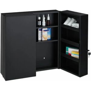 Relaxdays Modelo 10037571 Armario de Medicina de Acero - Montaje en Pared, 11 Compartimentos - 53.5x53x19 cm Relaxdays Modelo 10037571 Armario de Medicina de Acero - Montaje en Pared, 11 Compartimentos - 53.5x53x19 cm
