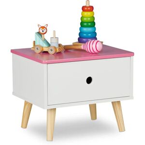 Relaxdays Children Nightstand - 31x38x30cm - Wooden & MDF Relaxdays Children Nightstand - 31x38x30cm - Wooden & MDF