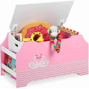 Relaxdays Swan Toy Storage Box - Child-Friendly, MDF, 46x84x42.5 cm Relaxdays Swan Toy Storage Box - Child-Friendly, MDF, 46x84x42.5 cm