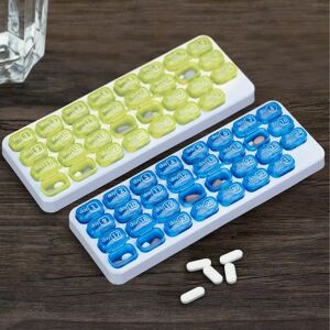 Relaxdays Pill Box 31 Days - Tablet Organizer Relaxdays Pill Box 31 Days - Tablet Organizer