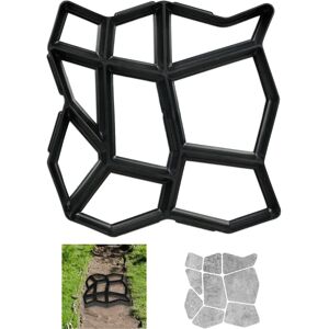 Relaxdays Concrete Paving Mold Set - Irregular Design, 8 pcs Relaxdays Concrete Paving Mold Set - Irregular Design, 8 pcs