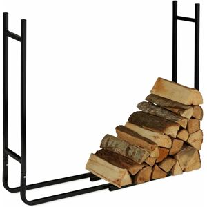 Relaxdays Porte-Bûches - Support en Métal Ajustable pour Intérieur & Extérieur - Publicité Relaxdays Porte-Bûches - Support en Métal Ajustable pour Intérieur & Extérieur - Publicité