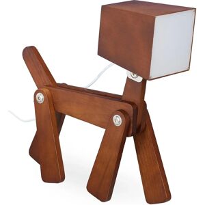 Relaxdays Trä Hund Nattlampa - Justerbar Djur Nattlampa Relaxdays Trä Hund Nattlampa - Justerbar Djur Nattlampa