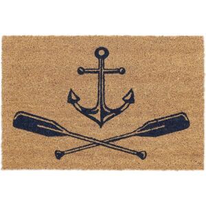 Relaxdays Door Mat - Anchor & Oars Design - 60x40 cm - Indoor/Outdoor Relaxdays Door Mat - Anchor & Oars Design - 60x40 cm - Indoor/Outdoor
