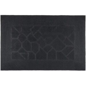 Relaxdays Black Rubber Doormat - Entrance, Non-slip, 40x60cm Relaxdays Black Rubber Doormat - Entrance, Non-slip, 40x60cm