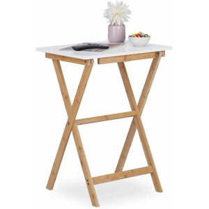 Relaxdays 10039425 Bambustisch - klappbarer Beistelltisch Relaxdays 10039425 Bambustisch - klappbarer Beistelltisch