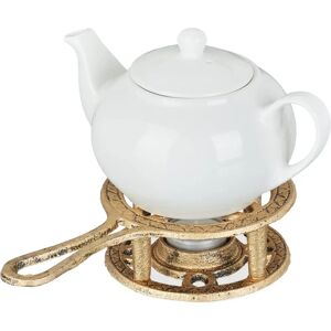 Relaxdays Cast Iron Vintage Tea Warmer - Keeps Drinks Hot Relaxdays Cast Iron Vintage Tea Warmer - Keeps Drinks Hot