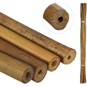 Relaxdays Bamboo Plant Supports Set 40 pcs - Plant Support Sticks Relaxdays Bamboo Plant Supports Set 40 pcs - Plant Support Sticks