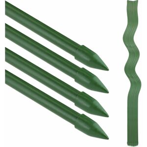 Relaxdays Plant Support - 20 Spiral Supports for Plants - Green Relaxdays Plant Support - 20 Spiral Supports for Plants - Green