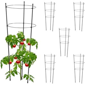 Relaxdays Plant Support Set - Adjustable Tomato Cage 76cm Relaxdays Plant Support Set - Adjustable Tomato Cage 76cm